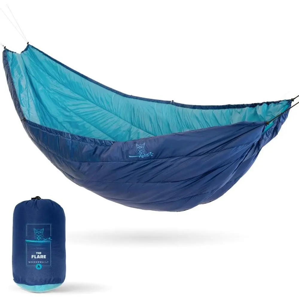 Hammock Underquilt - Insulated Camping Quilt for Warm Sleeping - Fits Under Hammocks - Ultralight, Water-Resistant & Packable