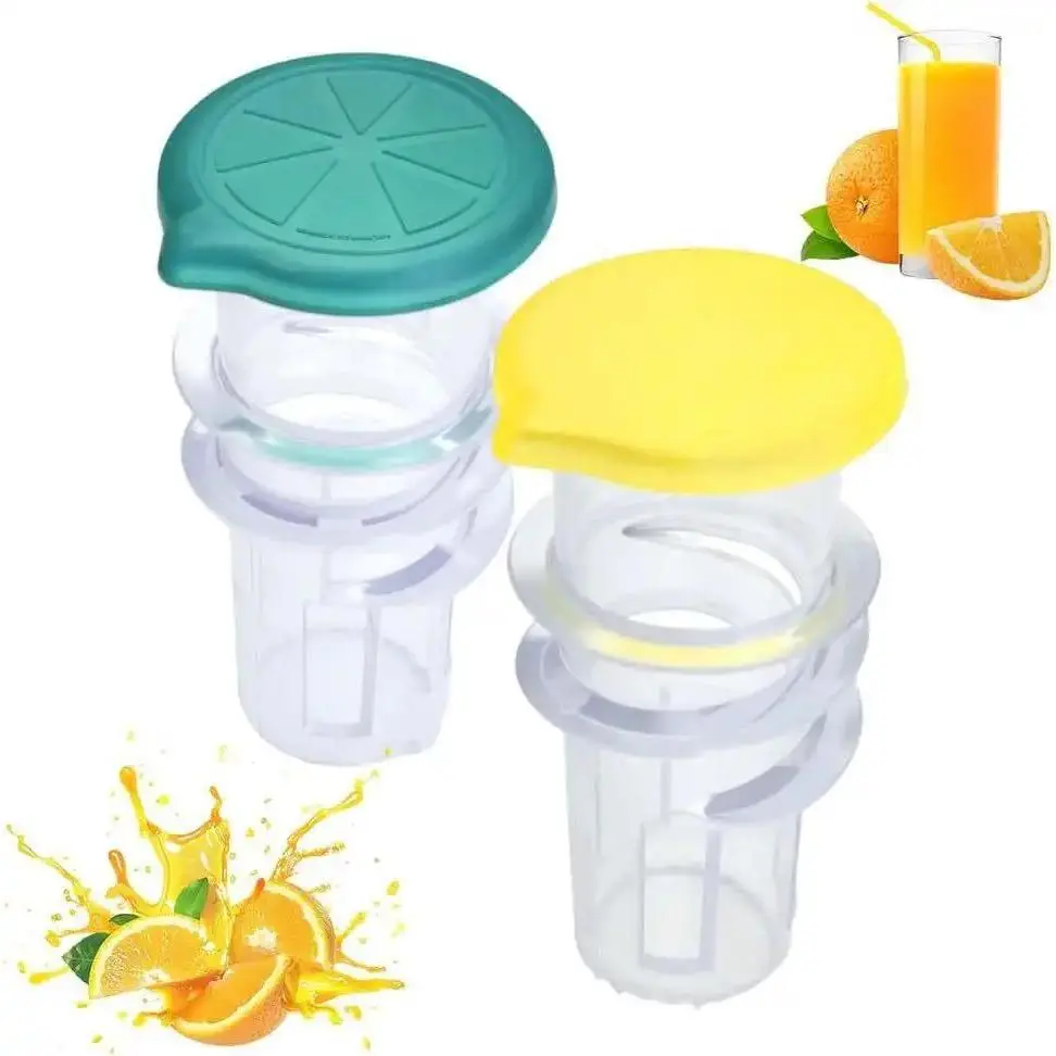 2-Pack  Free Plastic Lemon Squeezer and Lime Juicer, Practical Kitchen Fruit Tools and Daily Cooking Utensils for Home Use-MM1