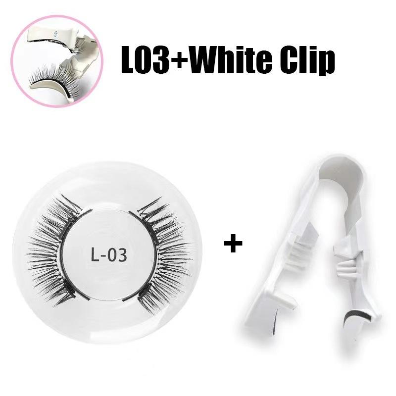Reusable Magnetic Eyelashes No Glue Needed Magnetic Lash Kit with Clips Easy Application False Eyelashes for Beginners