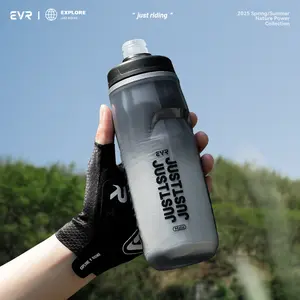 620ml Insulated Cycling Water Bottle Double Wall Cold Keep Sports Squeeze Bottle Leakproof Bike Water Bottle for Outdoor Riding