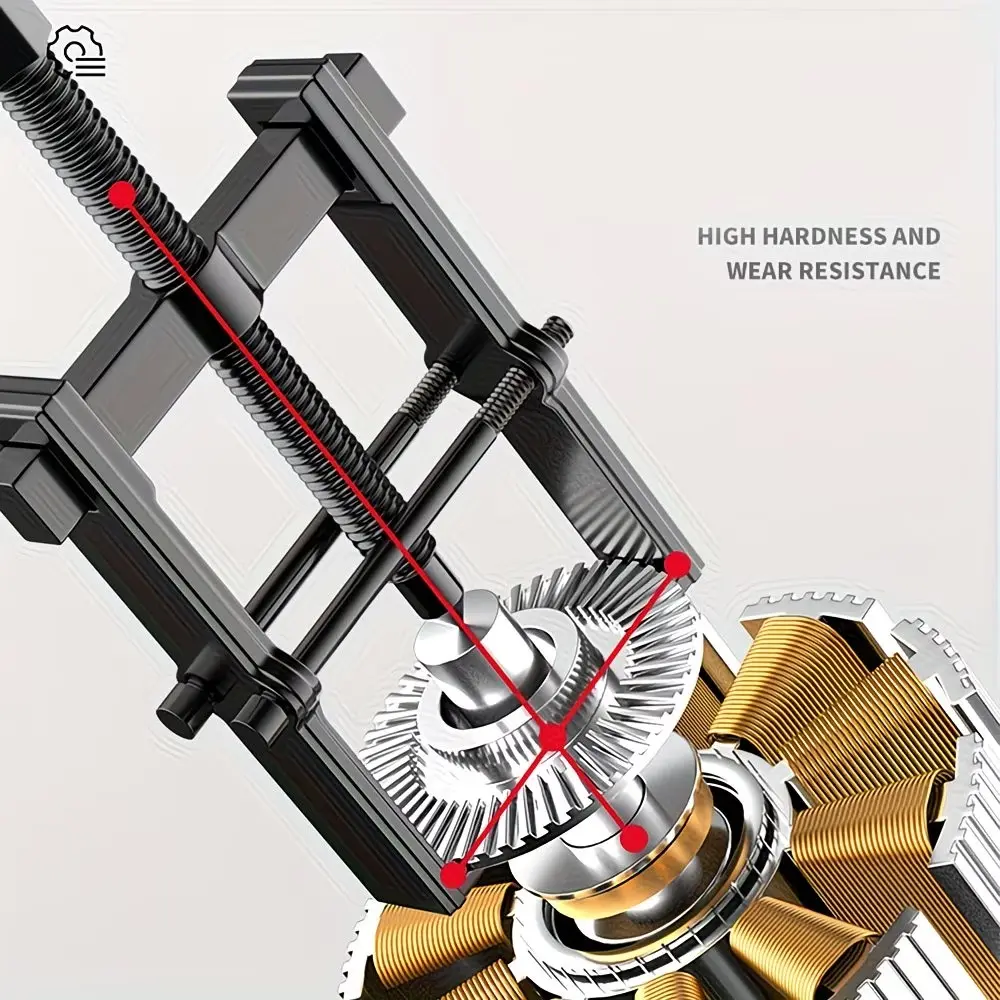 Professional Car Bearing Puller Set, Dual Claw Independent Lift Puller, Durable Gear Removal Tool for Auto Repair and Maintenance