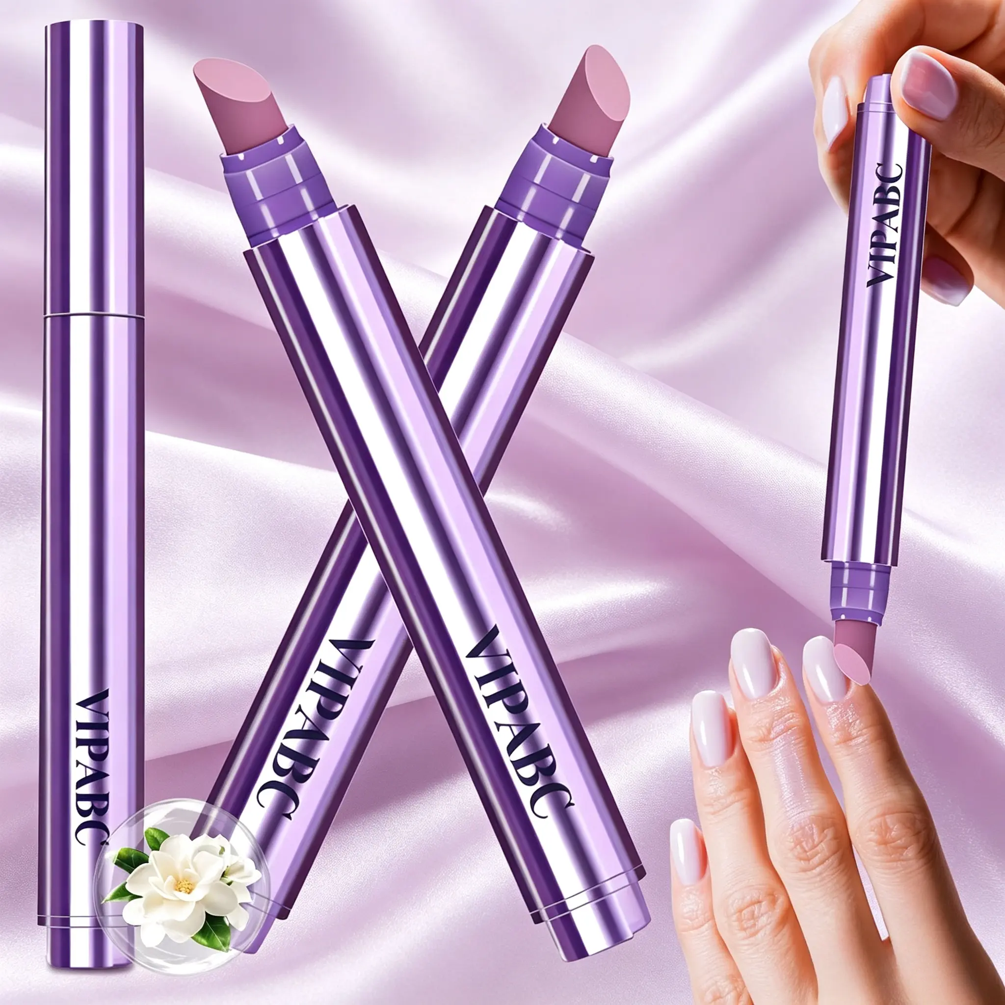 Portable Pen-style Cuticle Repair Balm Pen, Hydrate Smooth Dry Lines Around Nails, Prevent Hangnails & Dead Skin, DIY & Daily Hand Care Nail Tool