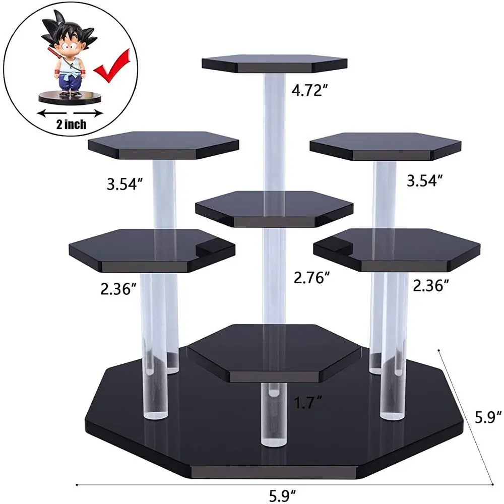 Versatile Showcase, Clear Acrylic Display Stand, for Dolls, Cosmetics, Collectibles, Spices, Jewelry, Ideal for Valentine's Day Gifts, Retail Displays, Home Organization