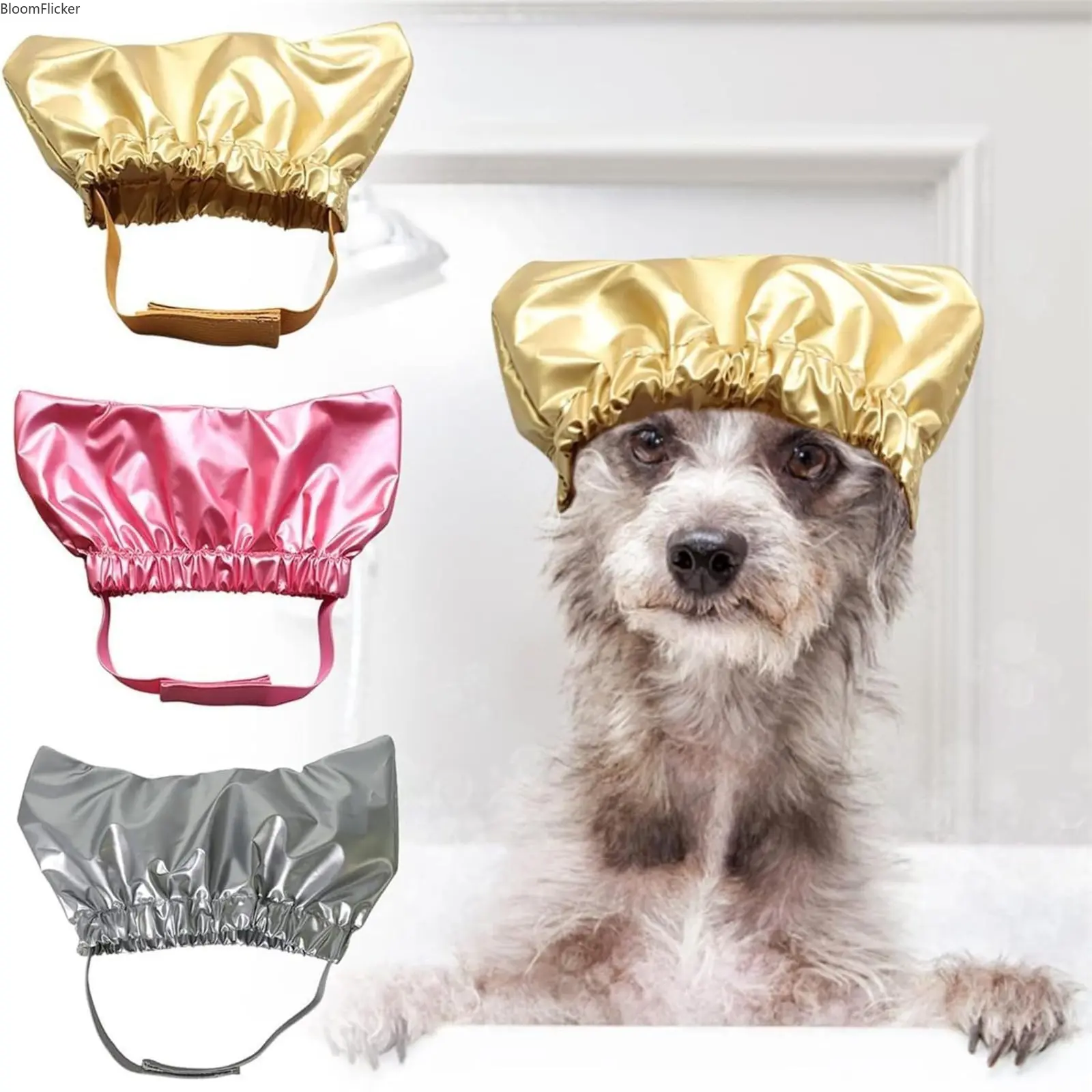 3Pcs/1Pcs Dual-Use Pet Shower Cap for Cats & Dogs, Waterproof Ear Protection Bath Hood, Water-Proof Ear Cover Prevent Water Into Ears, Comfortable Pet Bathing Grooming Accessory