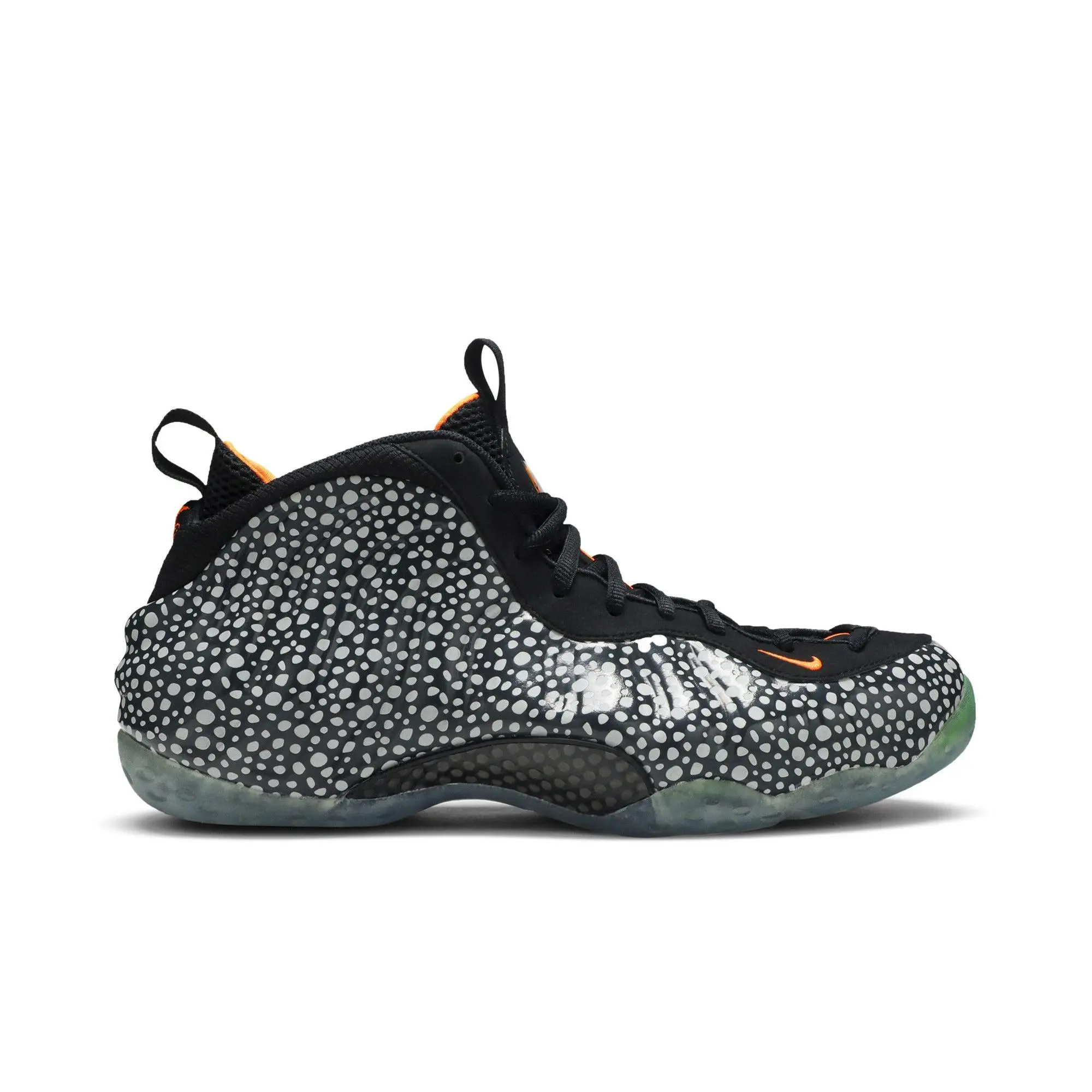 Nike Air Foamposite One Prm 'Safari' (Unisex) Athracite/Total Orange-Black retro basketball shoes 575420 003
