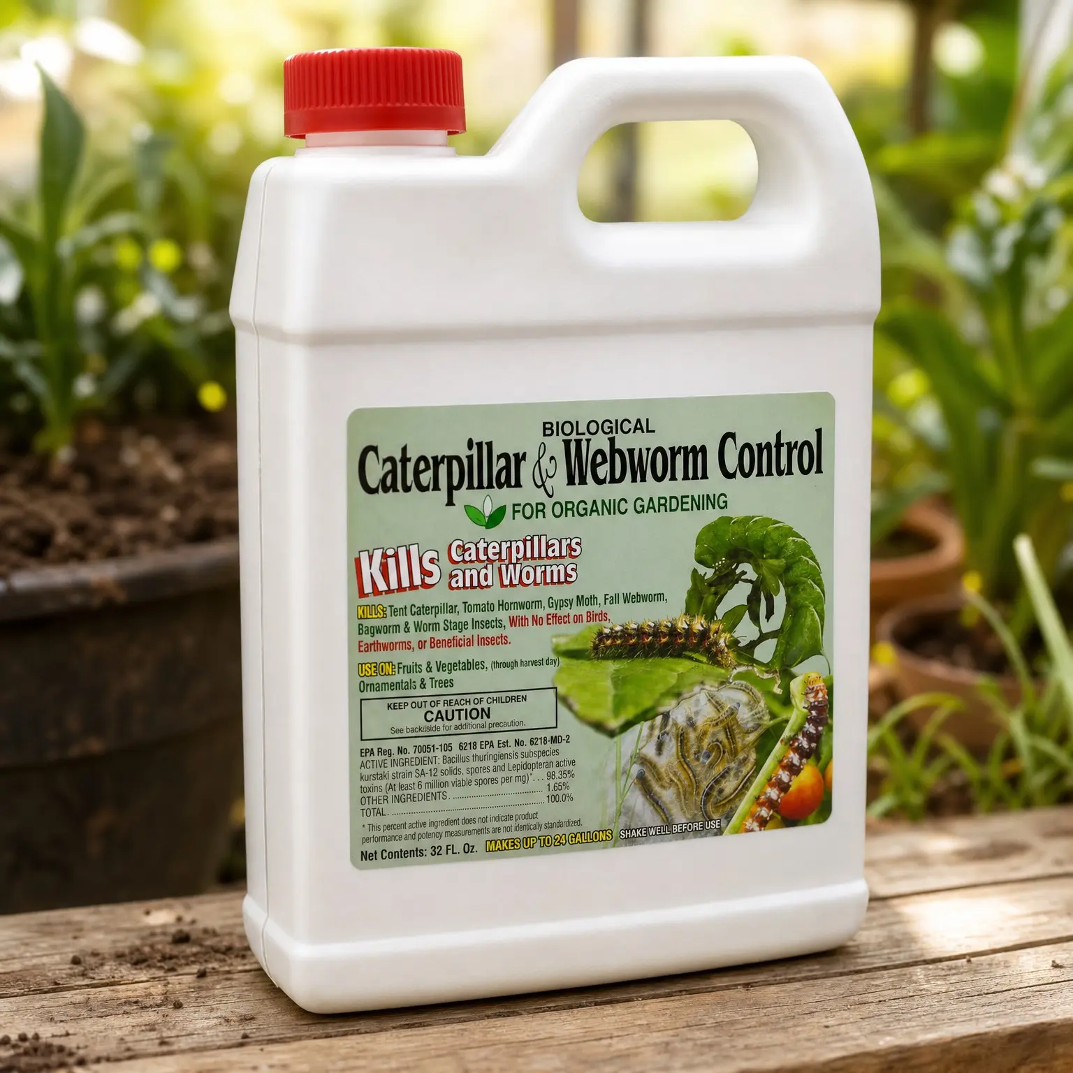 Caterpillar and Webworm Control Hose End Concentrate, 1 Qt