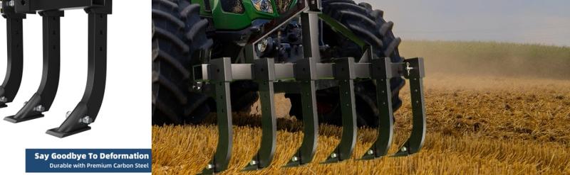 GARVEE Plow Scarifier Implement: Versatile Removable Tractor Cultivator with 6 Scarifier Shanks, 48-Inch Width, Designed for CAT-0 & CAT-1 ATV/UTV, Perfect for Efficient Tilling and Soil Preparation GARVEE Plow Scarifier Implement: Versatile Removable Tractor Cultivator with 6 Scarifier Shanks, 48-Inch Width, Designed for CAT-0 & CAT-1 ATV/UTV, Perfect for Efficient Tilling and Soil Preparation