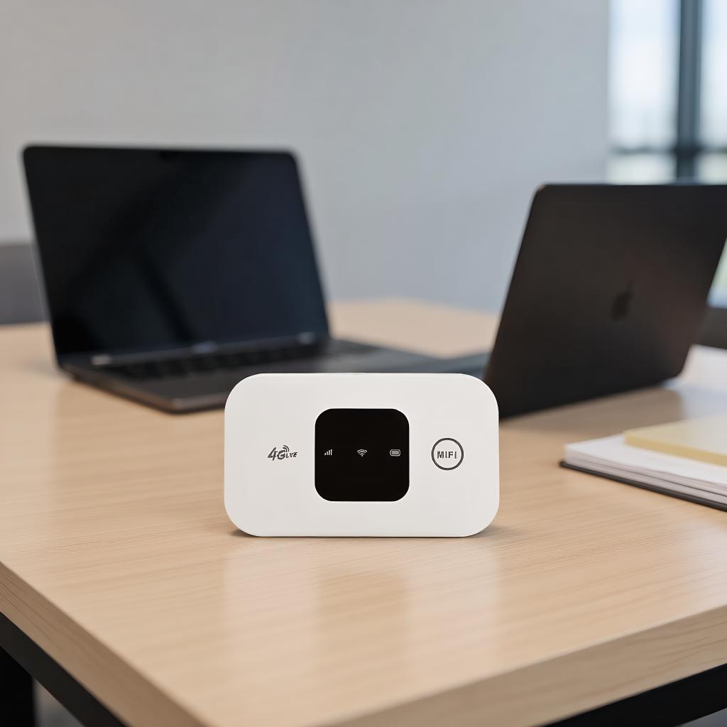 SENN Pocket WiFi Router 2025 - High Speed 4G LTE Mobile Hotspot, Instant Setup for iPhone Android Laptop, Long Battery, Compact White