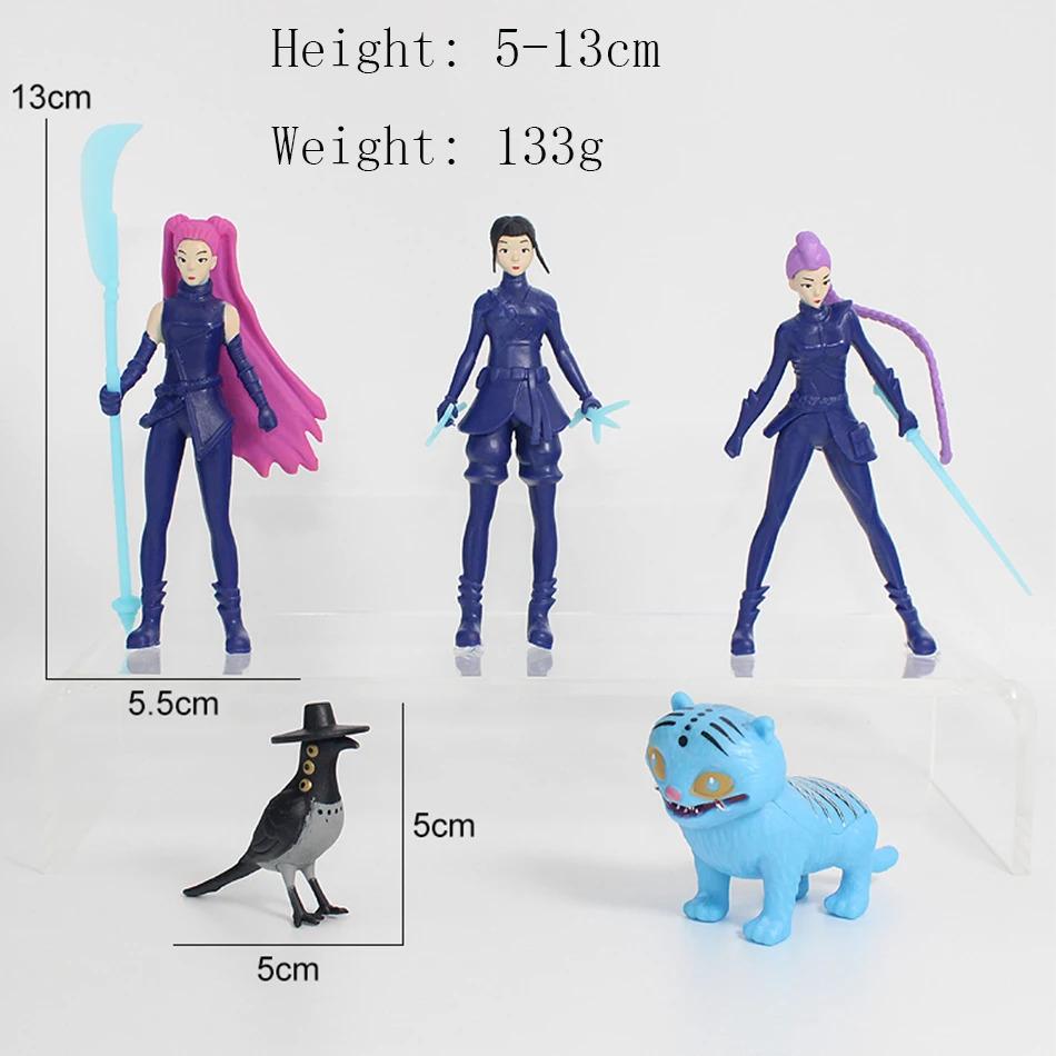 Anime Kpop Demon Hunters Figure Model Toy Cartoon Gaming Peripherals Desk Decoration Collection Figures Model Toy For Kid Gift