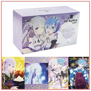 2026 new Card Fun Genuine Re Zero Starting Life in Another World Cards Commemoration Version Collection Cards Anime Peripheral Gift Toys