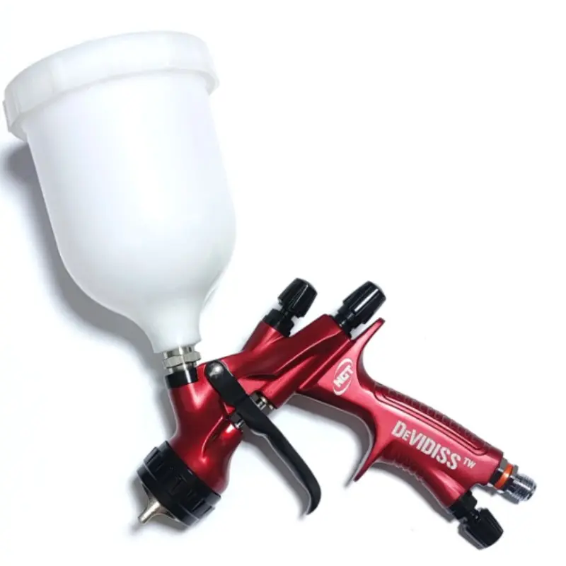 Devidiss Ngt Pro Te20 Lightweight Spray Gun Set, Professional 1.3mm Nozzle, 600ML Spray Can, Ideal for Car Painting