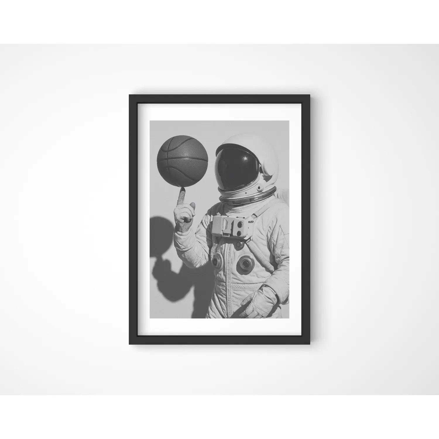 Astronaut Poster, Basketball Art, Astronaut Print, Vintage Poster, Boys Room Wall Art, NASA Poster, Space Art, Retro Poster, Hypebeast Decor