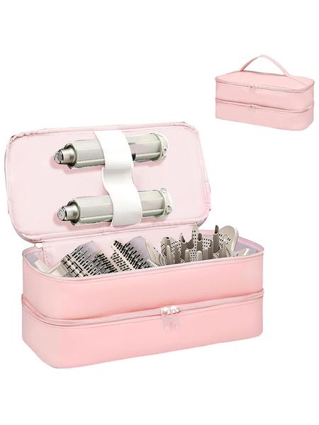 Portable Travel Case for Hair Dryer, Durable Hair Diffuser & Styling Tools, Fashionable Double Layer Storage Space for Hair Accessories, Ideal Organizer for Revlon Styler Portable Travel Case for Hair Dryer, Durable Hair Diffuser & Styling Tools, Fashionable Double Layer Storage Space for Hair Accessories, Ideal Organizer for Revlon Styler