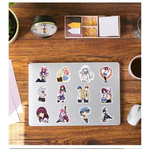 10/50PCS Angel Beats Cartoon Graffiti Anime Stickers Laptop Phone Guitar Skateboard Water Cup Waterproof Toy Sticker Decoration