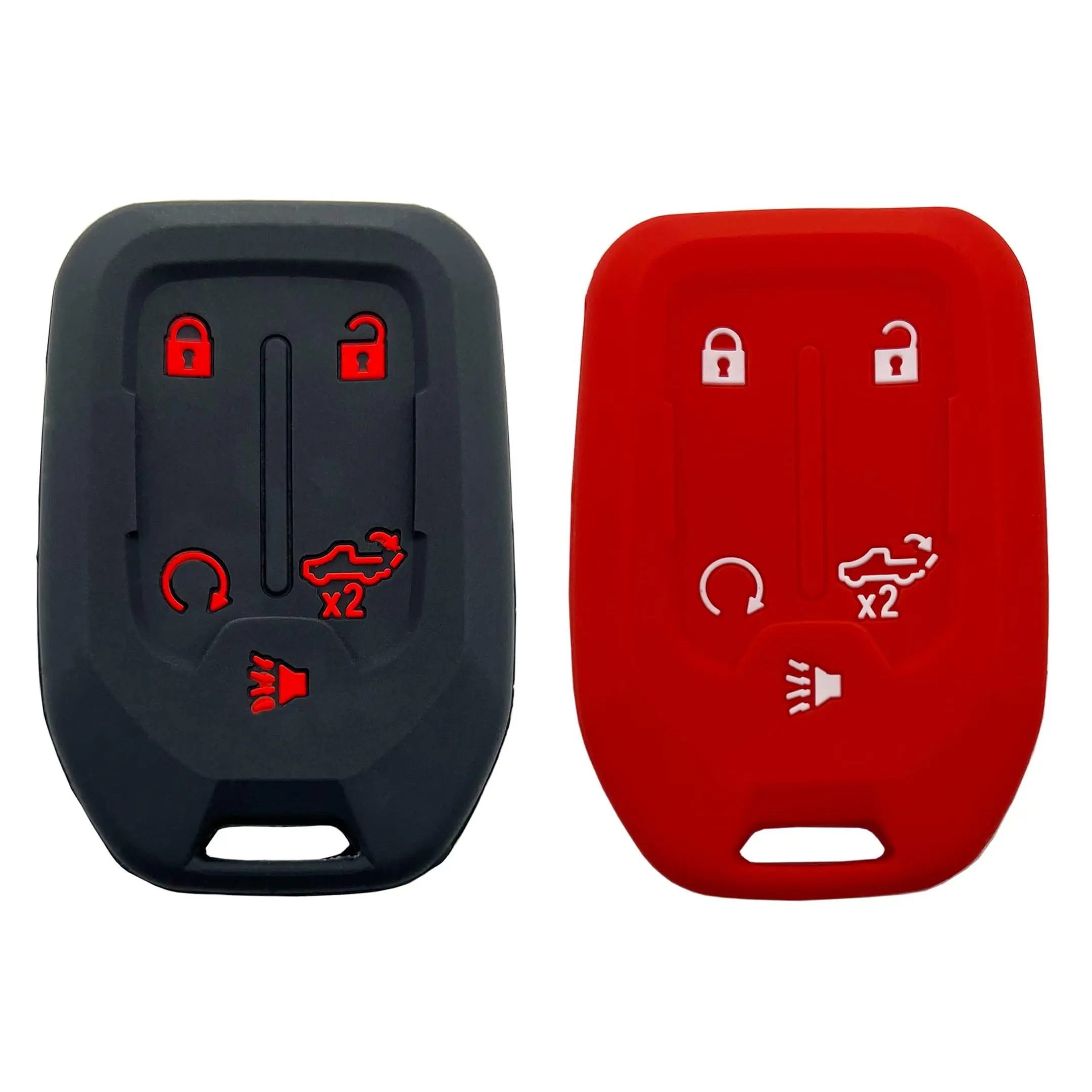 Black with red + Red