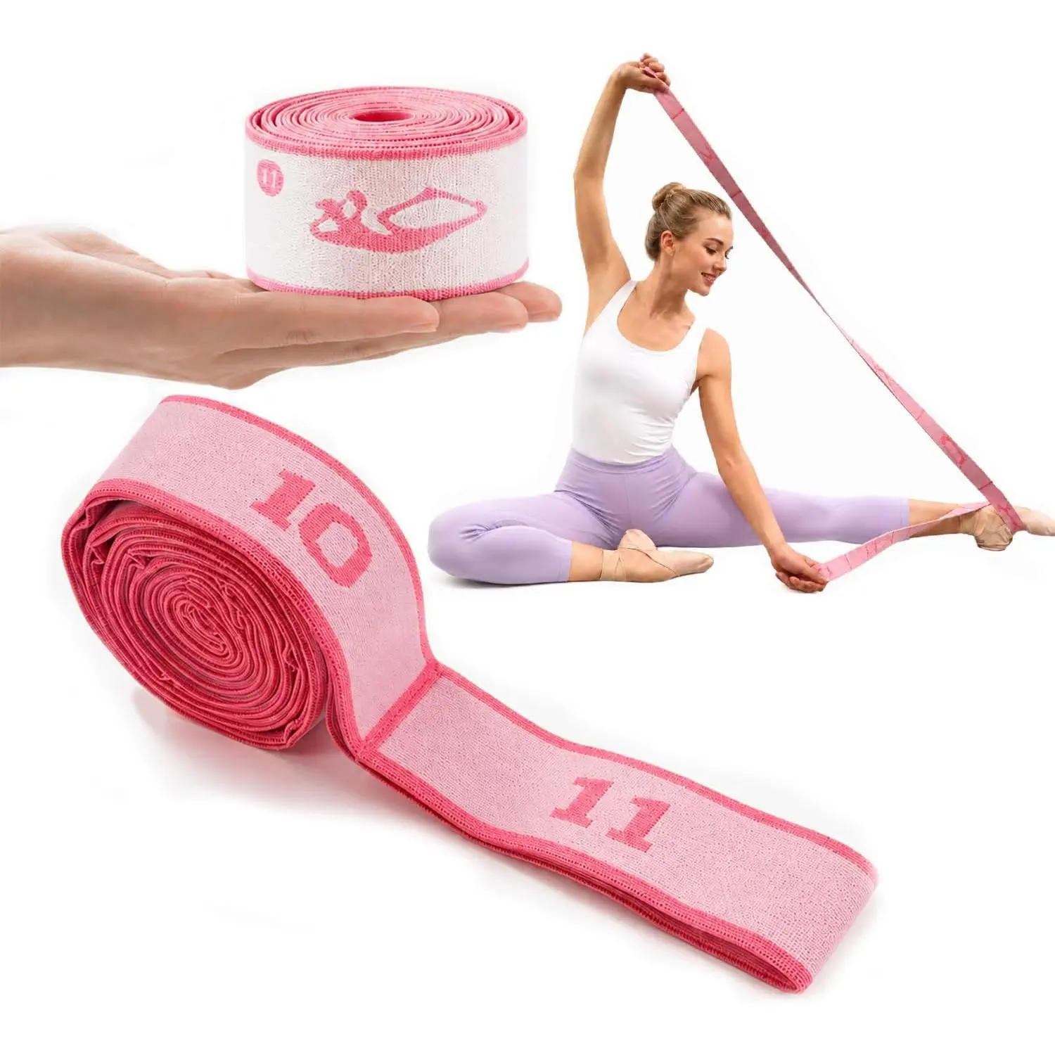 Multi-Loop Stretch Band - Yoga, Pilates, Ballet, and Physical  Stretching Strap for Flexibility,  Stretching, and Exercise - Durable Stretching Equipment