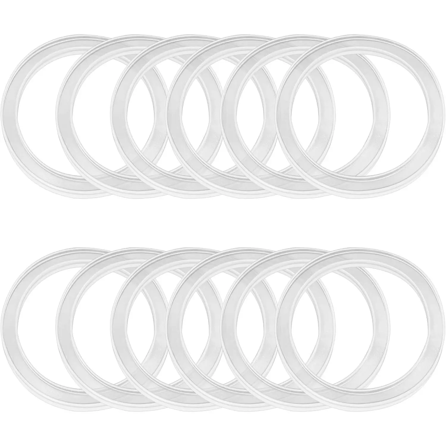 12 count 86 mm  design  Seal Rings  Jar Gasket  Airtight Glass Jar Seals Canning Sealing Ring for wide mouth Container
