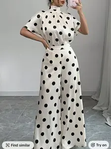 Plus Size Two-Piece Set, Womenswear, Casual Suits, Comfortable & Stylish, Perfect for Everyday Wear, Ideal Gift Idea, Trendy Fashion Collection
