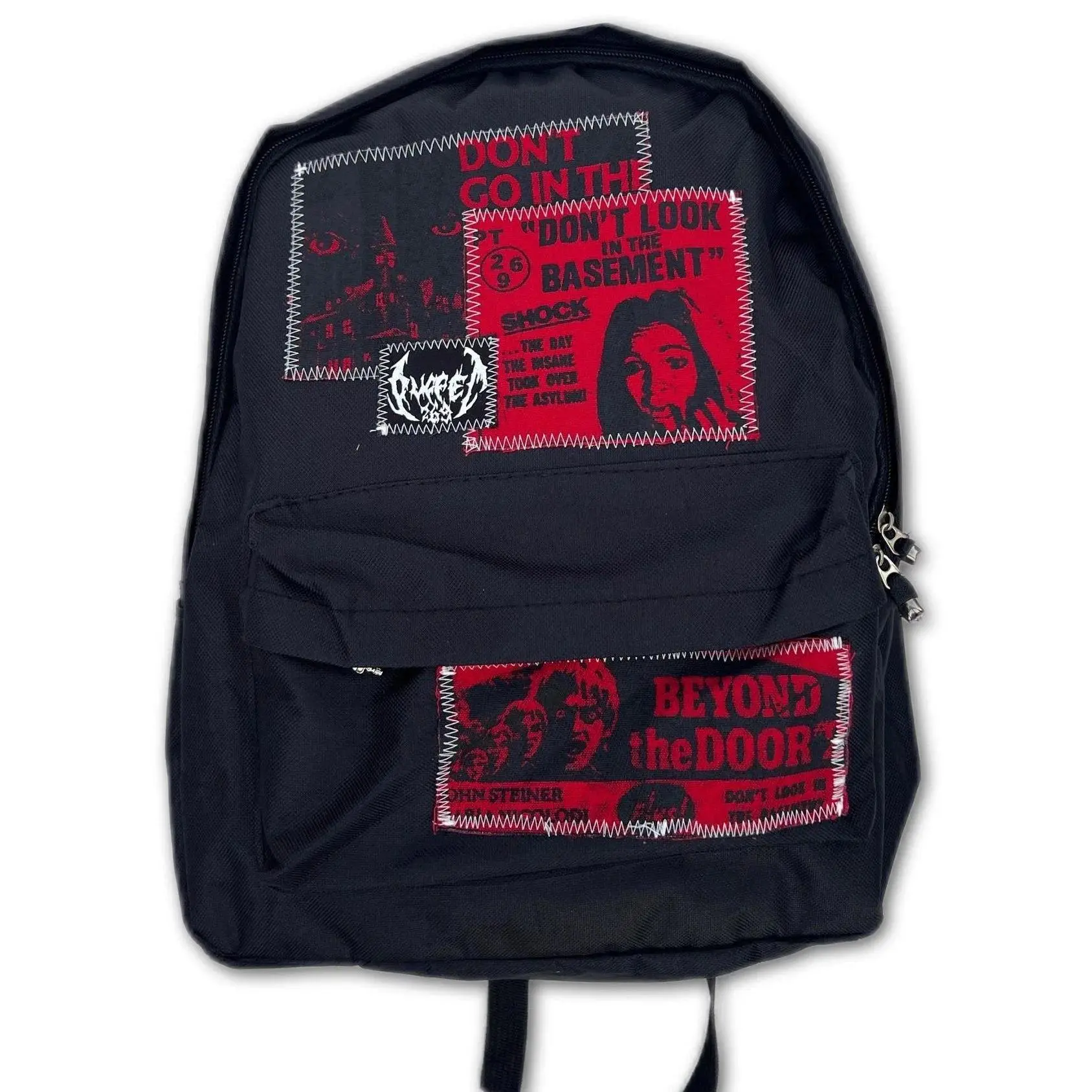 Punk Rock Backpack Fashion Hip Hop Teenage Student Schoolbag Harajuku Streetwear Popular Gothic Large Capacity Travel Backpack