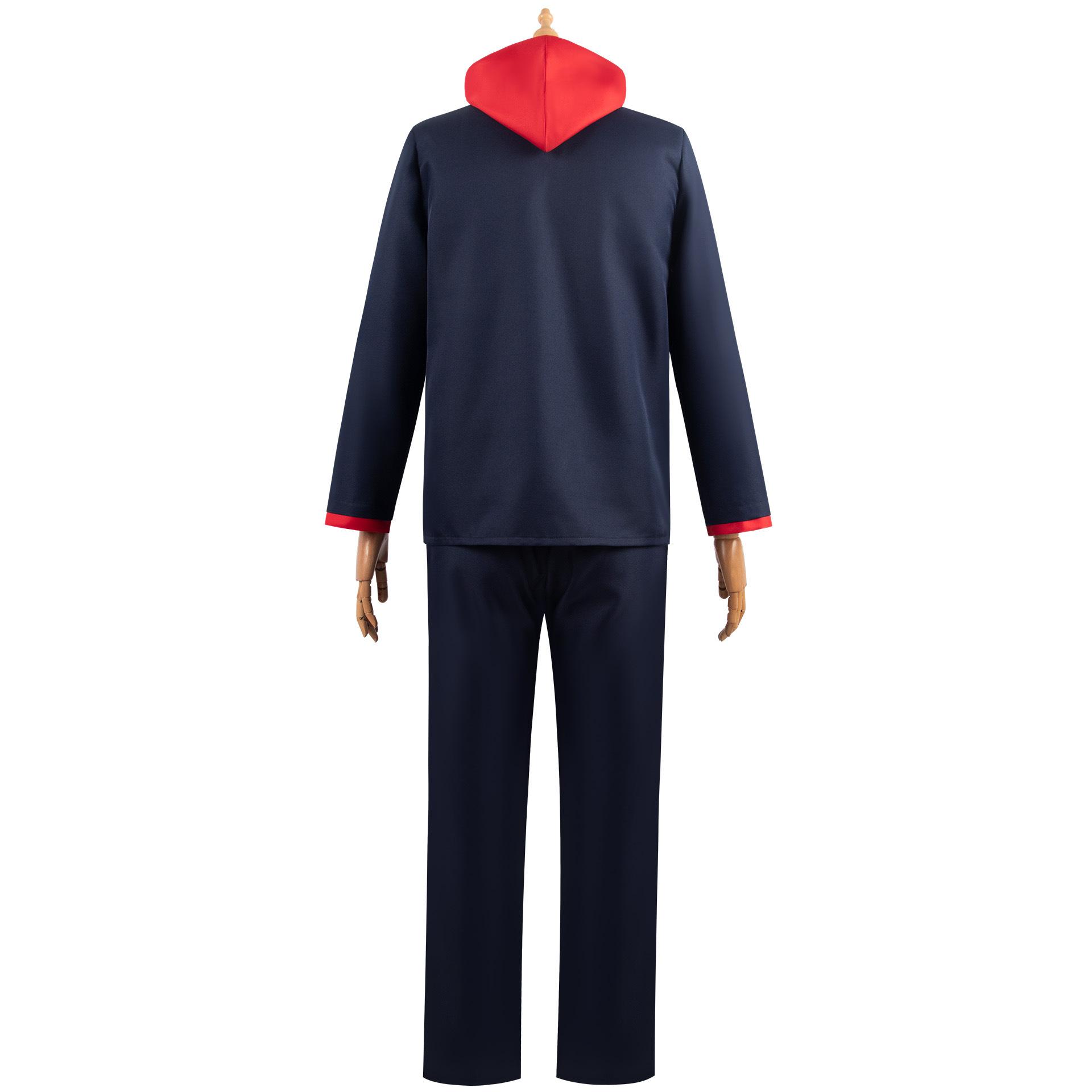 Itadori Yuji cosplay costume Inumaki Toge/Fushiguro Megumi Cosplay Include Uniform Pants for Anime Comic Con wig