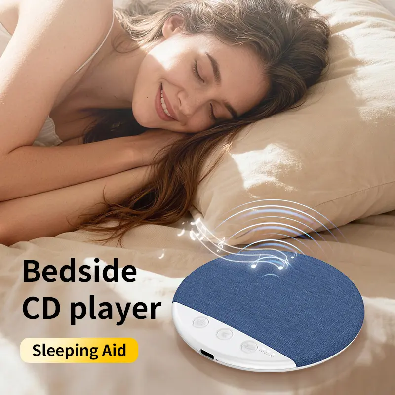 Ultera Thin Bluetooth Pillow Speaker Mini Bone Conduction Wireless Sleep Assist with Stereo Bass, White Noise, Volume Control, TF Card Support and Auto-off for Deep Sleep