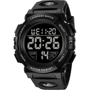 Mens Digital Watch Sports Military Watches Waterproof Outdoor Chronograph Wrist Watches for Men with LED Back Ligh/Alarm/Date