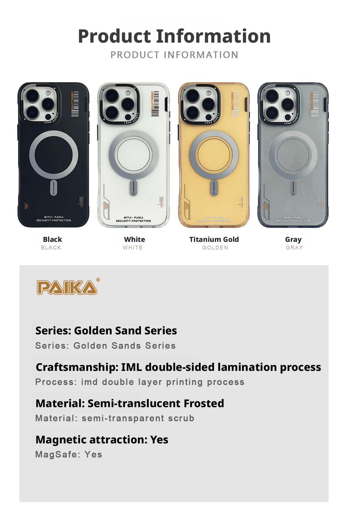 Trendy brand Jinsha magnetic phone case for iPhone 17 Pro Max, skin-feel, anti-drop, full protection for 15 and 13