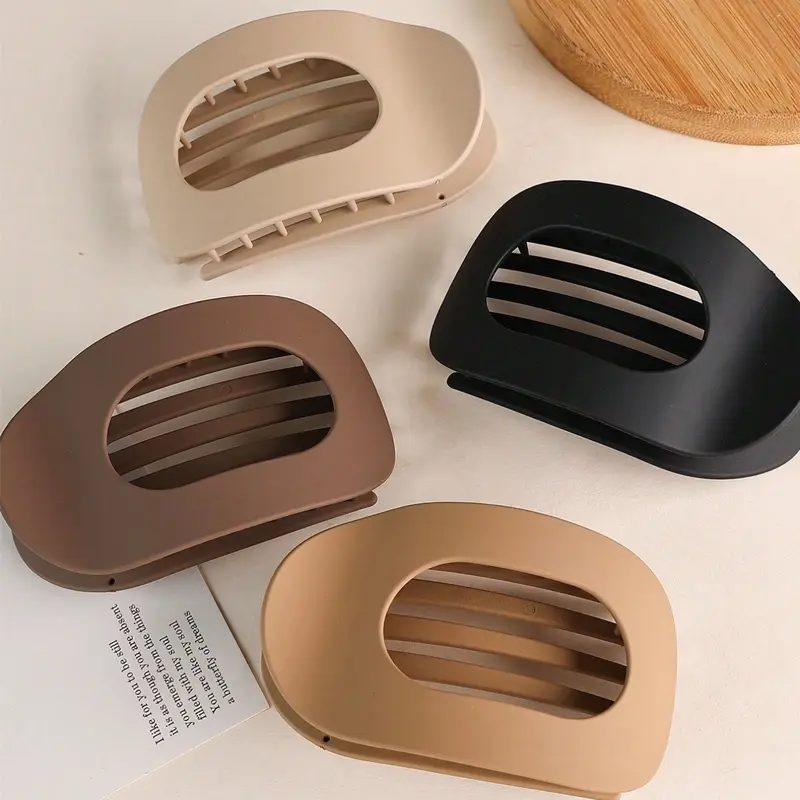 Solid Color, Casual Versatile Hair Accessories for Women, Minimalist Headwear Suitable for Thick Hair, Fashion Hair Accessories for Party, Daily Clothing Decor, Hair Clip Set, Hair Claws Set, Hairclips #GLOBAL PICKS
