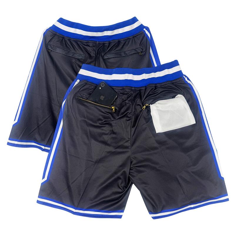 UKE 2026 Summer Basketball Shorts with Four Pockets Sewing Embroidery Lettering Breathable Retro Style for Outdoor Sports Beach Large Size Black White Blue