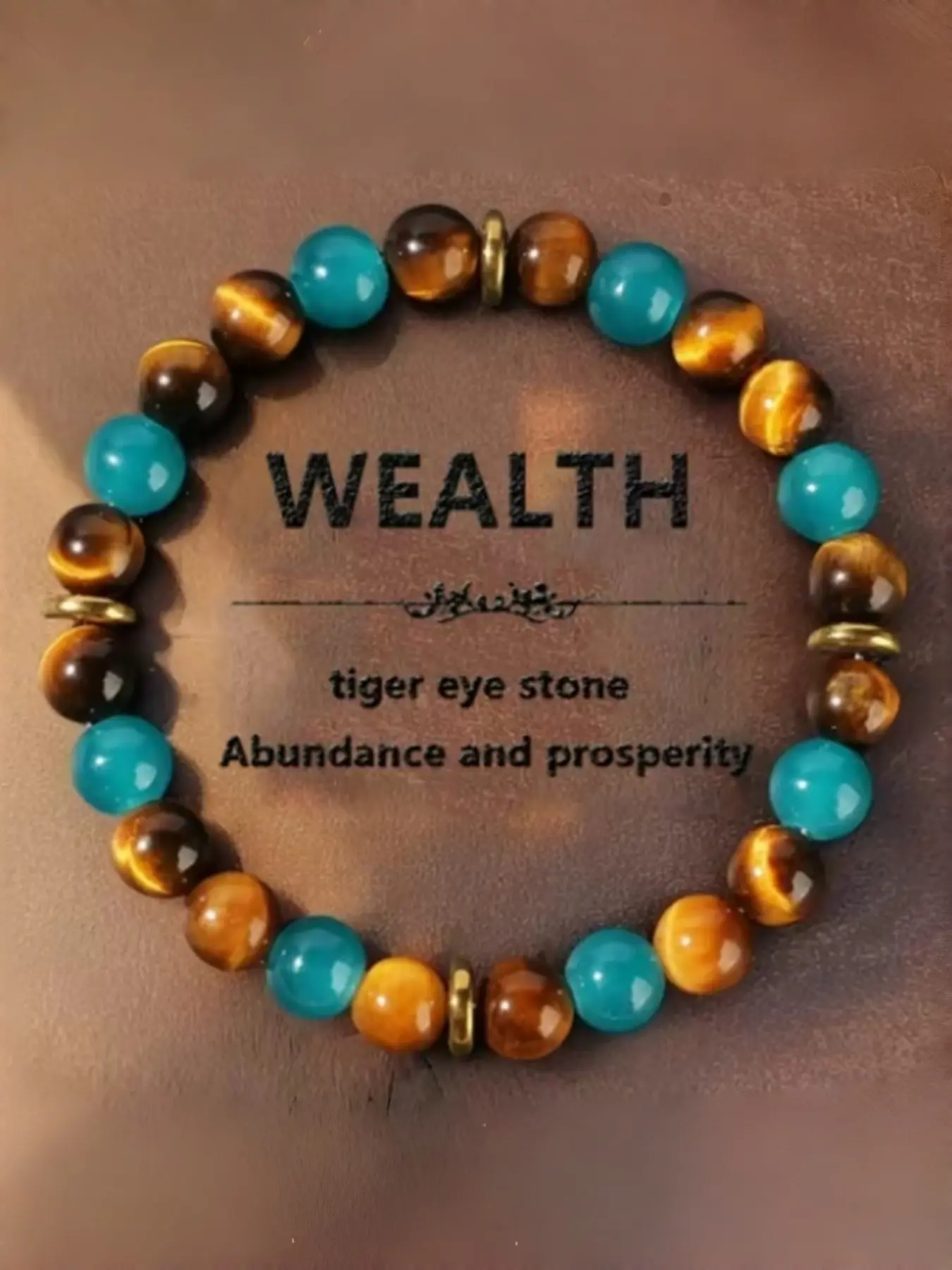 Handmade Tiger Eye Blue Sapphire Beaded Bracelet Design, Unisex Fashion Accessory, Perfect Gift for Meditation and Energy Healing, Healing Crystal Jewelry