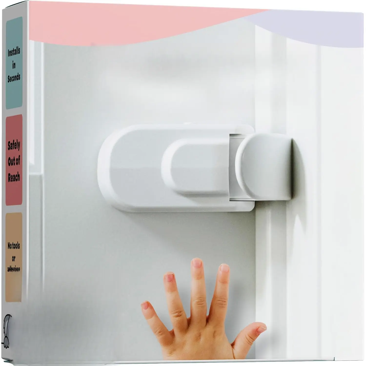 Child Safety Lock - No tools or adhesive required - Can be used on door handles, locks, or knobs - Suitable for toddlers, babies, and children