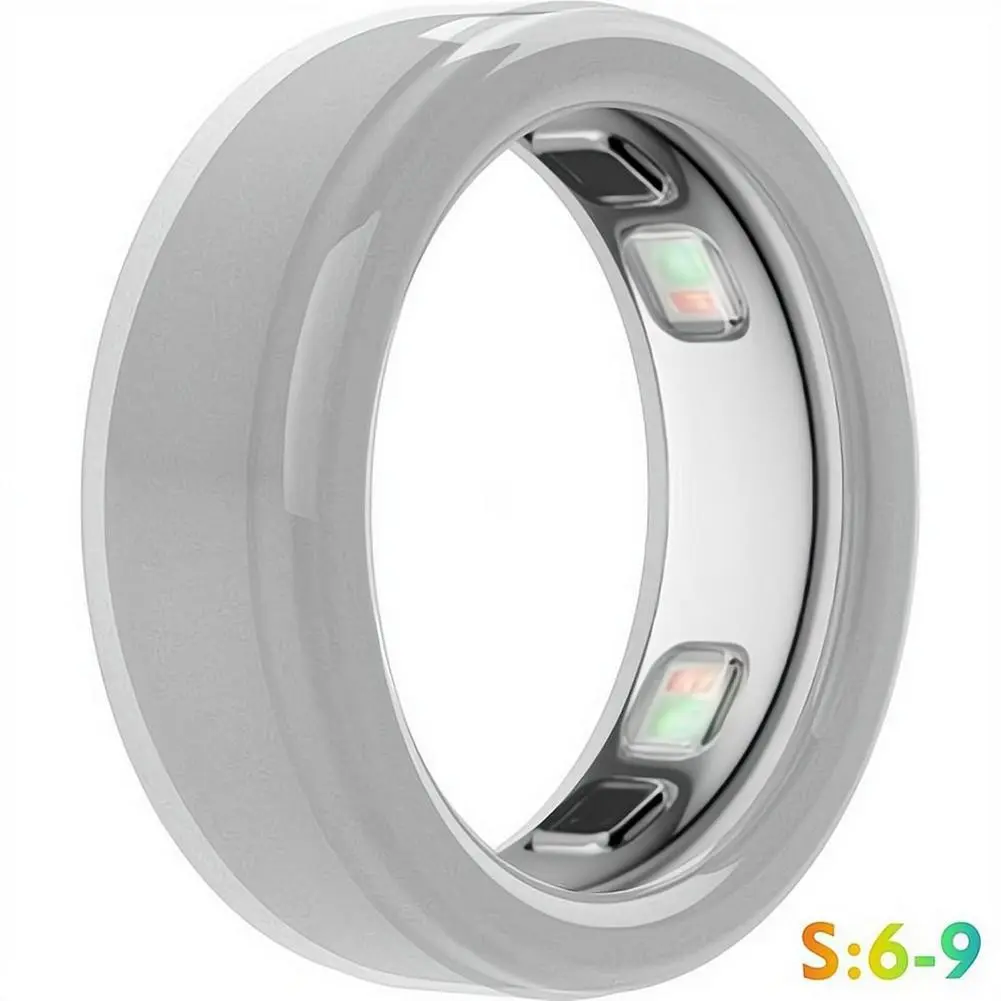 Oura Ring 5 Silicone Protector, Smart Ring Soft Case, Scratch-Resistant Shockproof Cover, Transparent S Size, Durable Protection