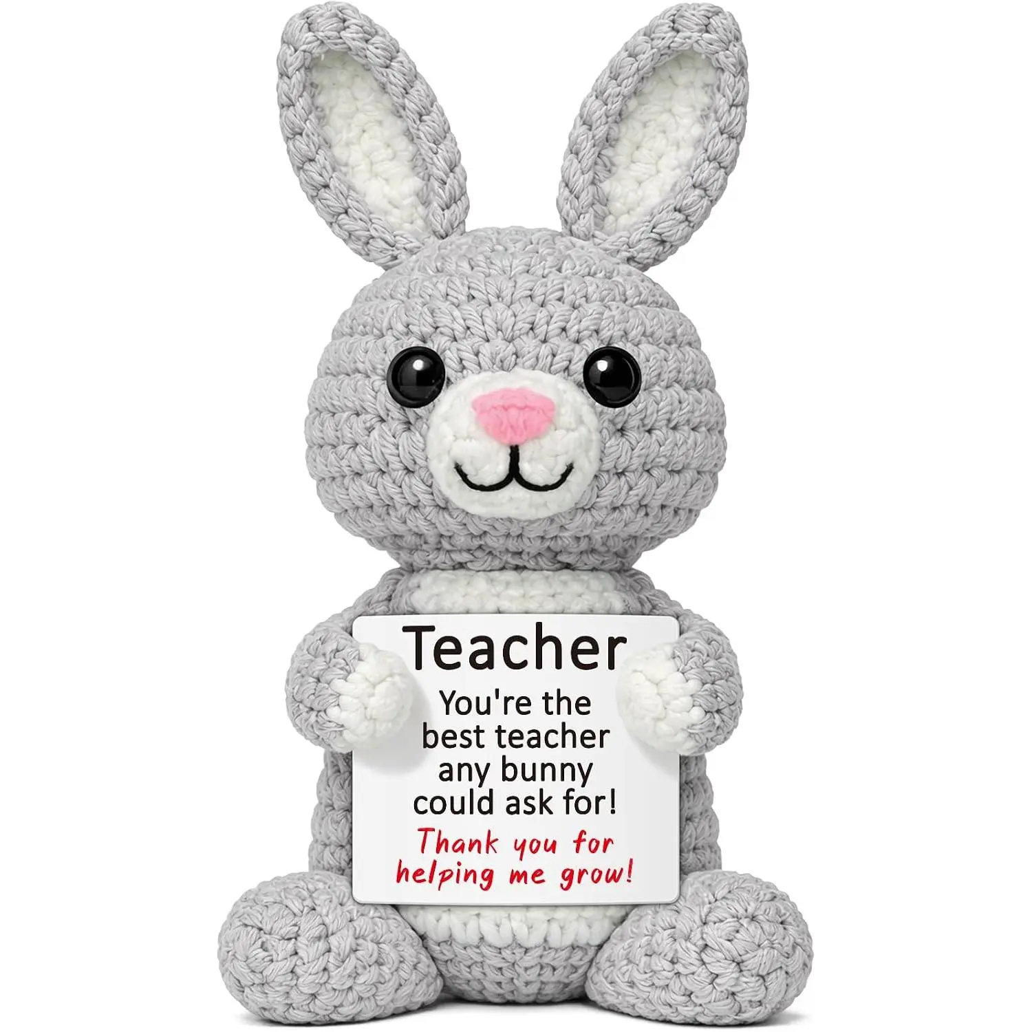 Christmas Birthday Gifts for Daughter Crochet Bunny Stocking Cute