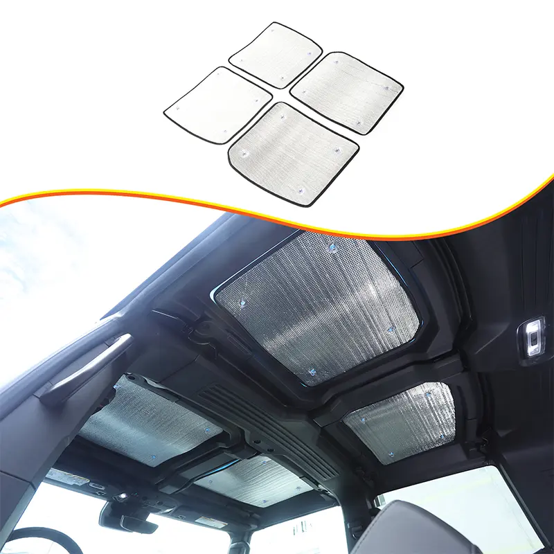 Roof sunroof shade for Hummer EV 2024+, Sunroof Sun Shade Foldable Reflective Sun Visor Custom Sunscreen UV Blocker Privacy Protector HeatShield