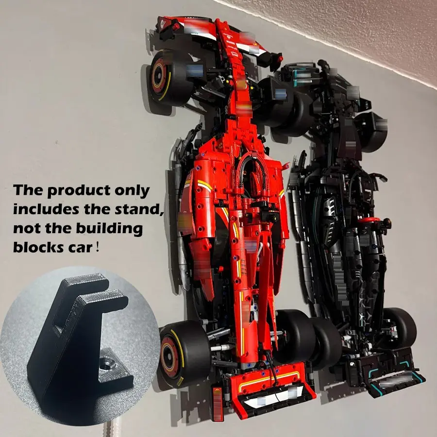Wall-Mounted Display Risers Stand for F1 Sf-24 Model Car, Home Decor Accessory, Perfect for Showcasing Collectibles, Indoor Decoration, Display Shelf, Display Rack
