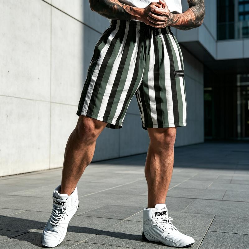Men's Summer Sports Shorts: Made of High Stretch Fabric and Deep Pocket Drawstring Waist, Lightweight and Breathable, Suitable for Basketball Training, Casual Gatherings