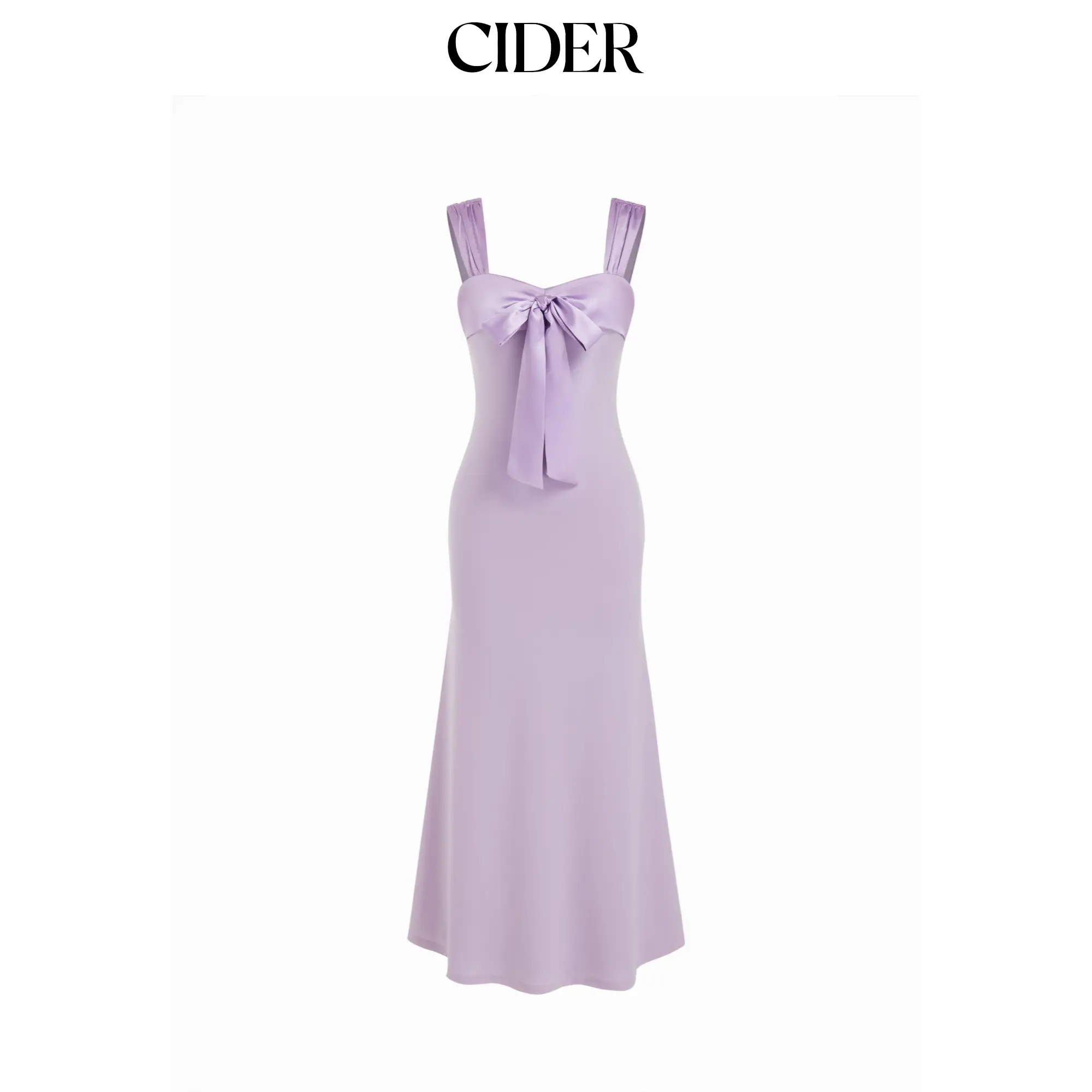 Cider Sweetheart High Rise Bowknot Maxi Mermaid dresses SummerFinds