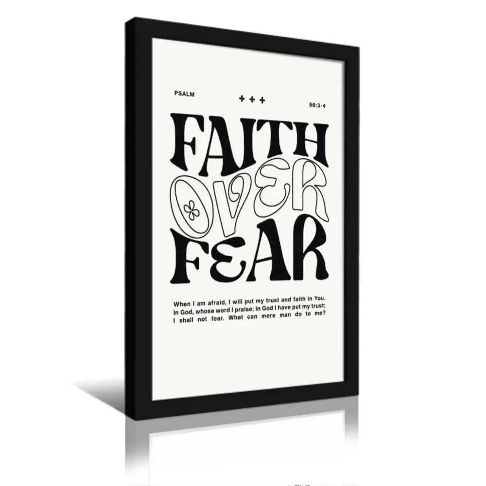 Christian Faith Motiv Artwork Prints - Lightweight, Unframed, Waterproof All-Seasons Home Decoration Photo, Boxed Gift for Kid Room & Kitchen, Artistic Home Decor Supplies