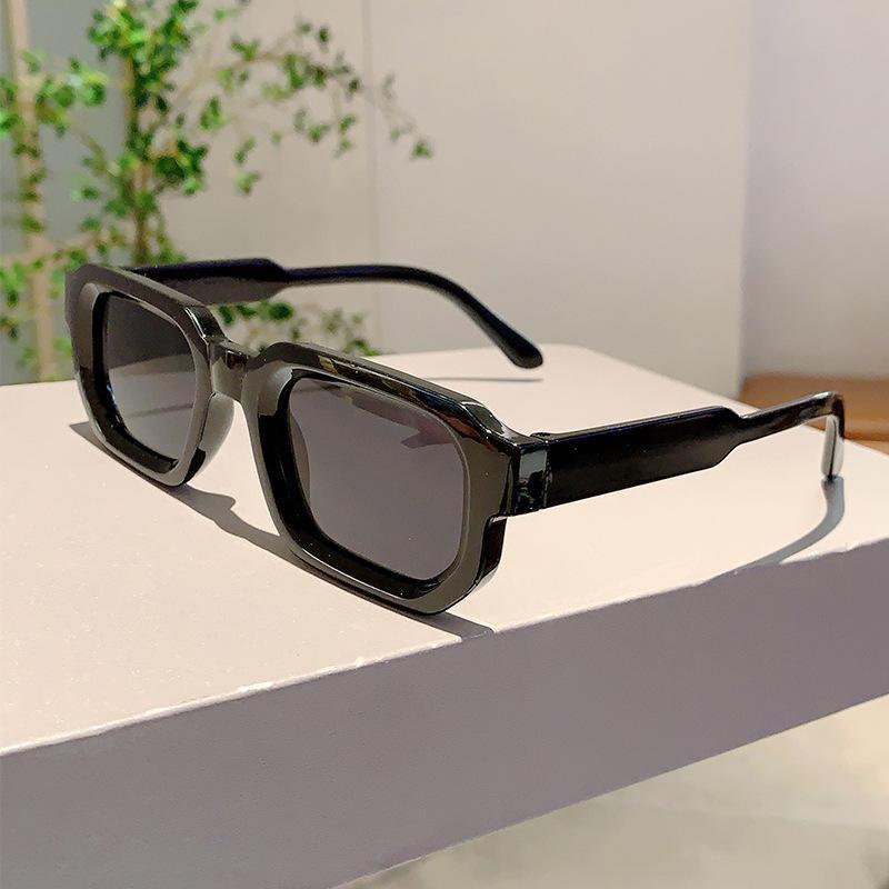 6-Pack Luxury Vintage Sunglasses - Unisex Rectangle Frame UV400 Retro Fashion Eyewear
