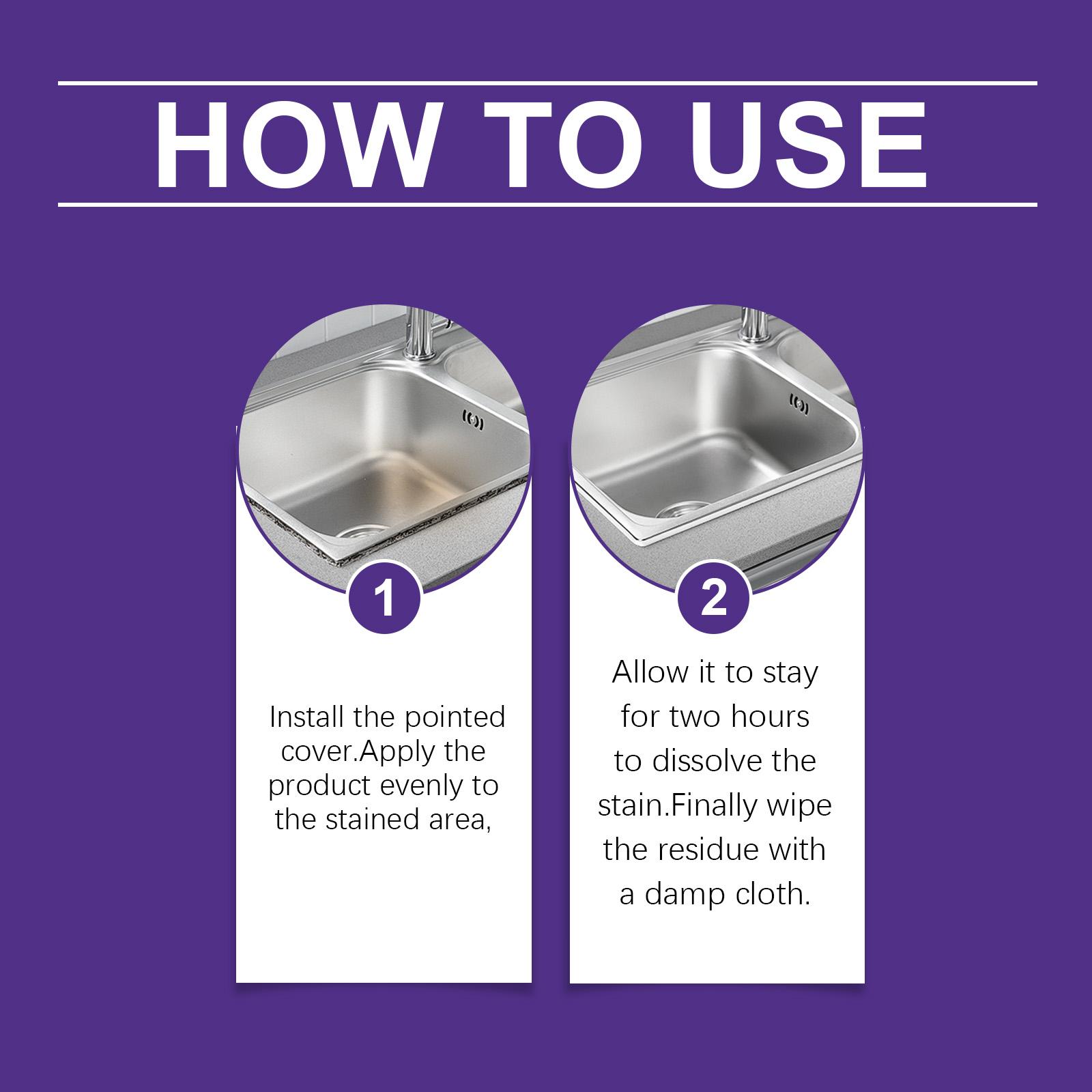 AMZ Cleaning And Stain Remover Gel, Household Wall, Sink Gap, Tile Grouting, Floor And Toilet Stain Remover