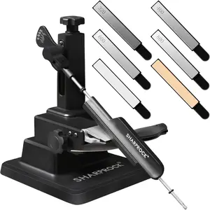 Knife Sharpener System with Angle - 7 Tool with and Knife Sharpening Kit| Knife Sharpening Systems for & Hunting