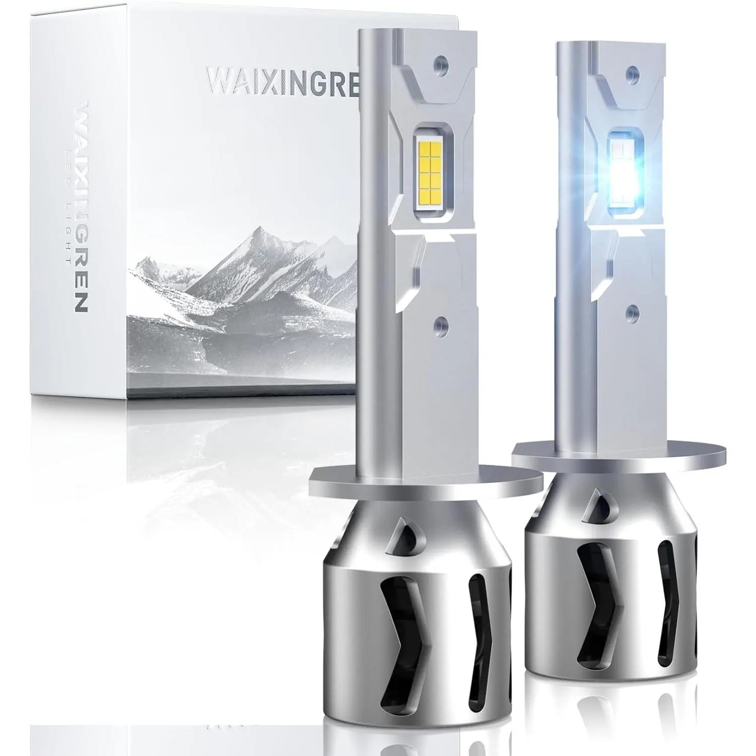 26000LM Super Bright 6500K 800% Brighter Bulbs with Turbo Fan, IP68 Waterproof, Plug-N-Play (H1)