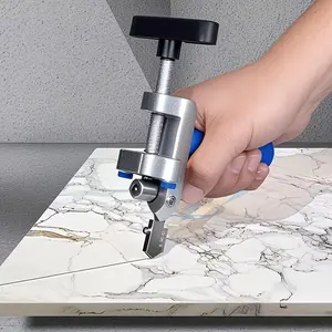2-In-1 Manual Glass Tile Cutter with Diamond Roller, Adjustable Metal Base, Lightweight Design, Ergonomic Grip, Durable Construction, Tile Cutting Tool