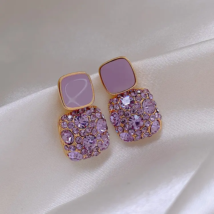 Women's Trendy Minimalist Cool-Tone Earring Set, Unique Dainty Stud Set, Daily Wear Drop Ear Jewelry for Outfit Matching, Stud Earrings
