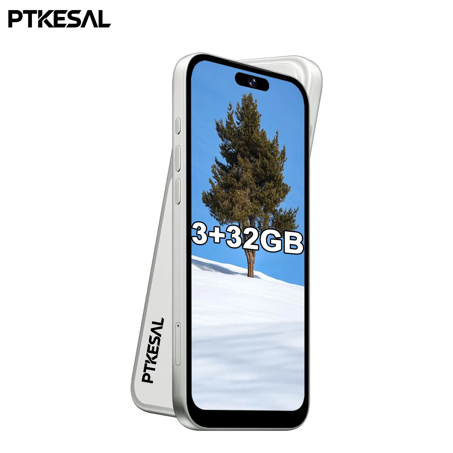 Ptkesa 6.75-Inch Smartphone, 32GB Memory, Android 12, Fingerprint Unlock, 5+13mp Camera, Dual Sim, Face Recognition, 8-Core Processor