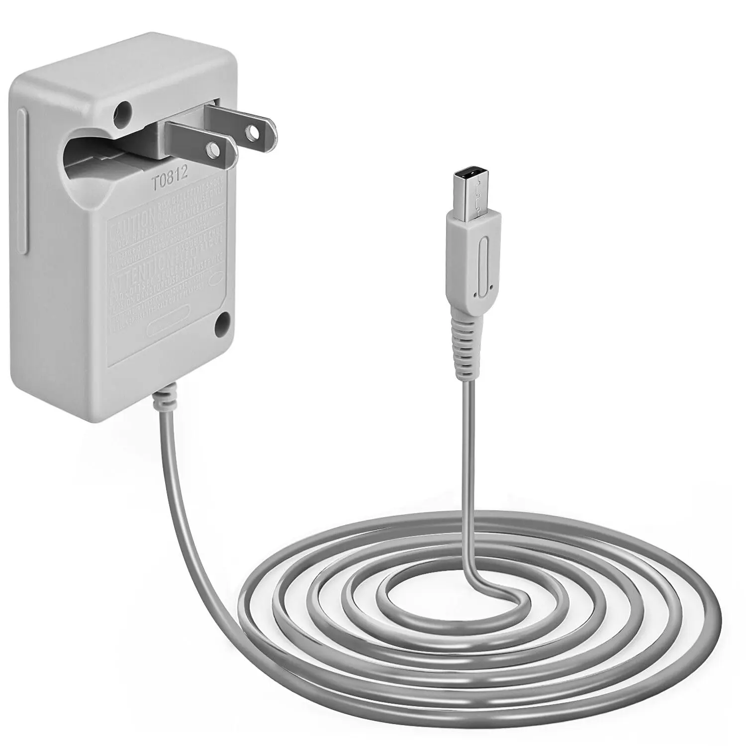 3DS Charger AC Adapter Compatible with  3DS/ DSi/DSi XL/ 2DS/ 2DS XL/ 3DS,  Power  100-240V Foldable Wall Plug Adapter   Travel