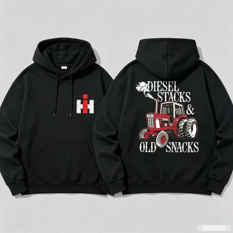 Graphic T-Shirt| Hoodie, IH 1086 Tractor Tee, Farm Machinery T-Shirt, Tractor Graphic Tee, Soft Comfy Unisex Print T-Shirt, Farm Equipment Shirt, Agriculture Apparel, Menswear Womenswear Farmerswear, Casual Cotton Tee, Farmer Gift Shirt
