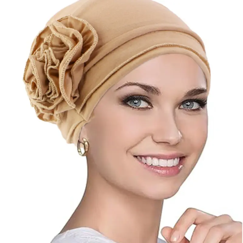 Women's Floral Pattern Fashion Headscarf Hat Set, Comfortable & Stylish Design, Perfect for Daily Wear and All Seasons, Ideal Gift for Her, Soft Material, Floral Print Scarf