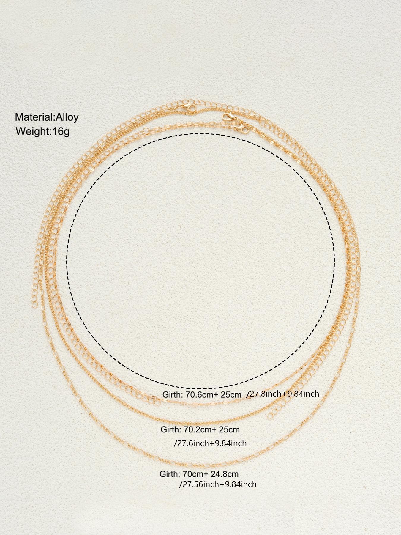 Women's Simple Style Minimalist Waist Chain, Fashion Accessories for Party, Daily Clothing Decor, Trendy Modern All-match & Exquisite Jewelry for Beach, Trendy Exquisite Statement Belts, Adjustable Waist Belt, Fashion Body Jewelry