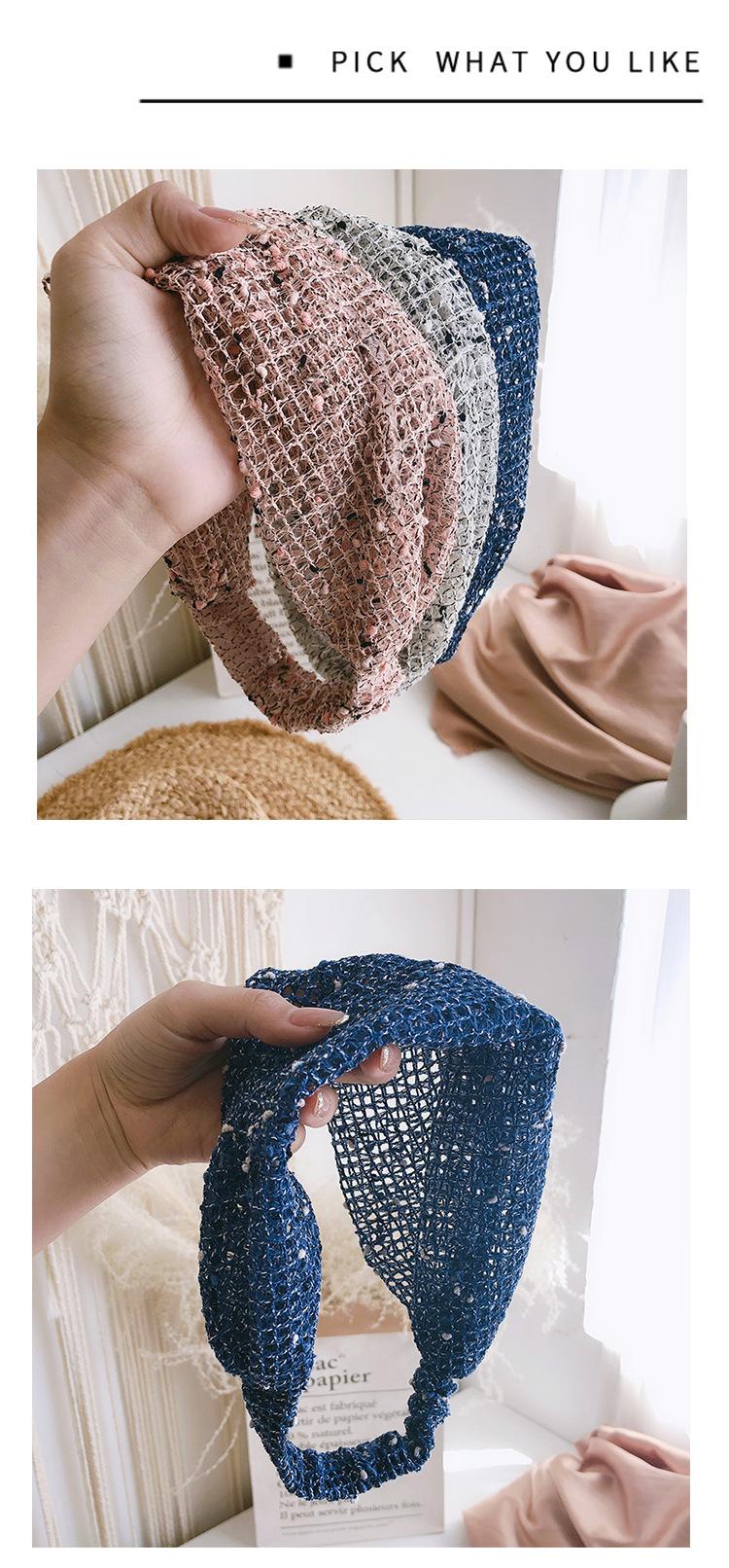 Summer Wide Lace Headband for Women, Trendy Embroidered Hairband, Fashionable White Floral Headgear, Lightweight Headwrap for Hair Control, Outdoor, Vacation, Daily Wear Accessories